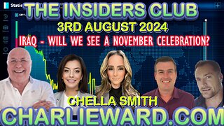 CHARLIE WARD POP'S ON THE INSIDERS CLUB -IRAQ -WILL WE SEE A NOVEMBER CELEBRATION? WITH CHELLA SMITH