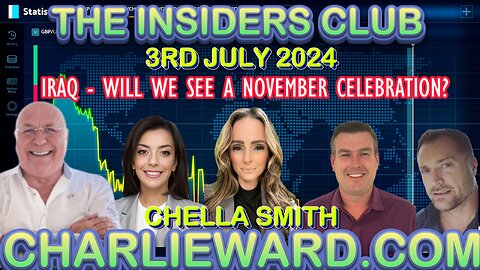 CHARLIE WARD POP'S ON THE INSIDERS CLUB -IRAQ -WILL WE SEE A NOVEMBER CELEBRATION? WITH CHELLA SMITH