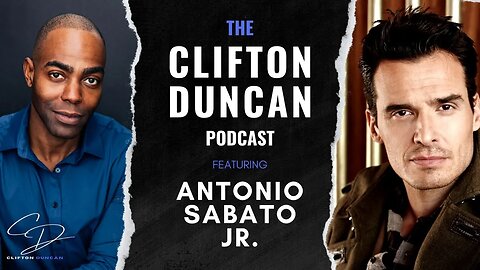 Hollywood, Cultural Decline, & Finding God. || THE CLIFTON DUNCAN PODCAST 44: Antonio Sabato Jr.