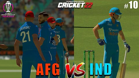INDIA vs AFG - Naveen vs Kohli😎 - Cricket 22 ODI World Cup 2023