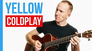 Yellow ★ ColdPlay ★ Guitar Lesson Acoustic Tutorial [with PDF]