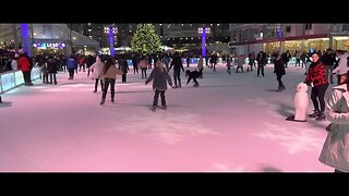 NewYear ice skating @NewYorkTreta