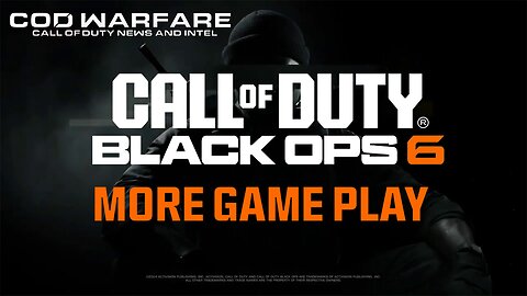 Some More Leaked Black Ops 6 Game play