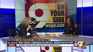 Red Cross campaign to install smoke detectors