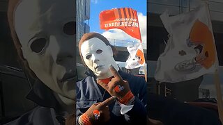even Michael's a Browns fan🤣! #nfl #michaelmyers #browns #clevelandbrowns #dawg #cleveland #tailgate