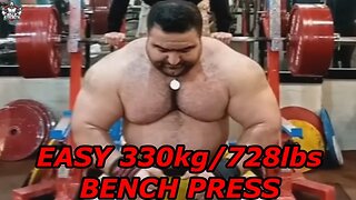Julius Maddox's new Rival for the Bench Press World Record