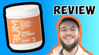 CBUM Thavage Pre Workout review RAW X BUMSTEAD