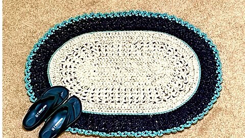 Learn to crochet this beautiful rug pattern! 😍🧶🤩
