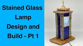 Stained Glass Lamp - design and build - 1
