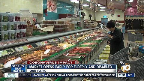 Northgate Markets open early for elderly and disabled