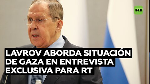 Lavrov: La creación de un Estado palestino es inevitable, no se puede expulsar a los gazatíes