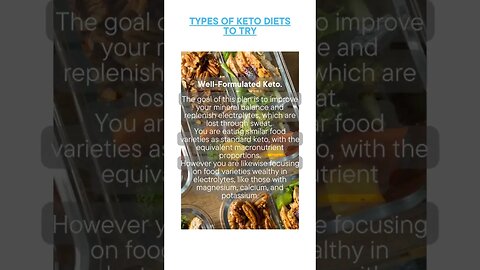 Keto Diet Variant - Well-Formulated Keto.