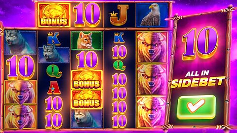 GOING ALL IN ON SIDE BETS WITH BUFFALO KING MEGAWAYS BONUS BUYS!