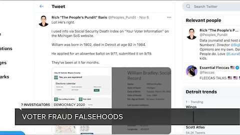 Claims of rampant voter fraud in Michigan don't hold up to scrutiny