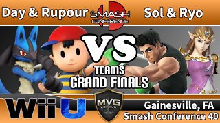 ONI|Day & Rupour vs. MVG|Ryo & MVG|Sol - Teams SSB4 Grand Finals - Smash Conference 40