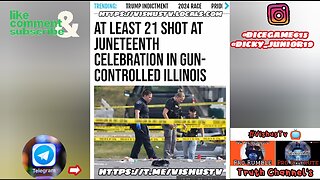 At Least 21 Shot At Juneteenth Celebration... #VishusTv 📺