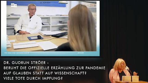 Dr. Gudrun Ströer - Aufklärung anstatt Manipulation: Werden wir systematisch krank gemacht? 25.3.21