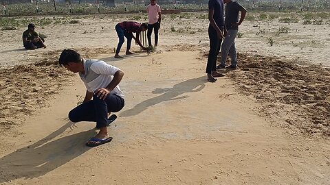 Village cricket player in backward areas of Rajasthan