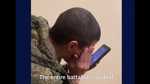 Captured Russian soldier cries whilst being allowed to speak to his mother - Russia-Ukraine war