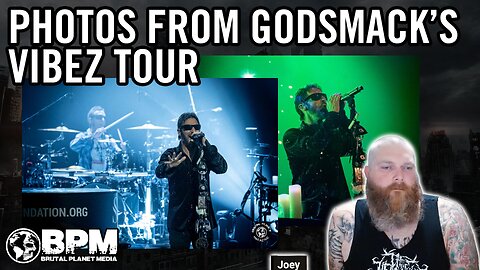 Joey's Exclusive Photos From Godsmack's Vibez Tour