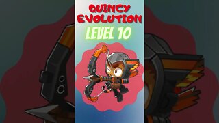 Quincy Level Evolution / Bloons TD 6 Hero #Shorts