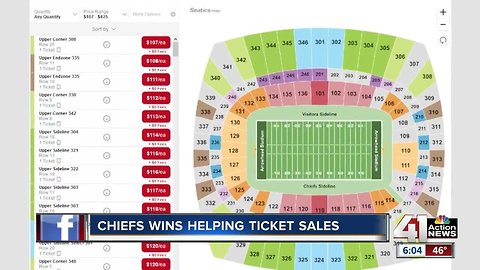 As Chiefs rack up wins, ticket sales (and prices) steadily increase