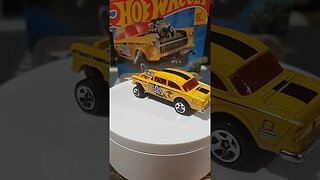 Hot Wheels '55 CHEVY BEL AIR GASSER' Miniature Collectable Model Toy Car #hotwheels #mattel #shorts