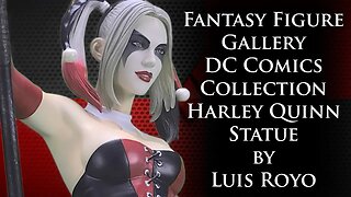 Fantasy Figure Gallery DC Comics Collection Harley Quinn statue by Luis Royo