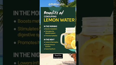 How Does Lemon Water Help Your Health | Is lemon water healthy for your body #shorts