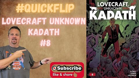 Lovecraft Unknown Kadath #8 Ablaze Comics #QuickFlip Comic Book Review Florez,Sanna #shorts