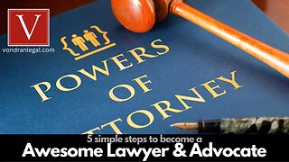 How to be an awesome lawyer by Attorney Steve® (5 easy steps)