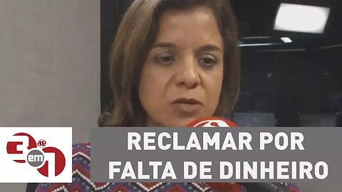 Vera: "Doria sucumbiu a algo que detestava: reclamar por falta de dinheiro"