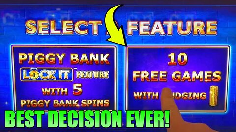 WHY YOU SHOULD PICK FREE GAMES OVER PIGGY BANKIN FEATURE!