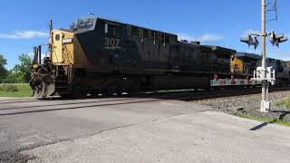 CSX Train Meet from Bascom, Ohio August 30, 2020