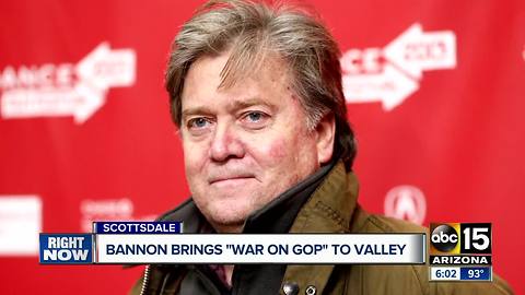 Bannon brings political war to Scottsdale