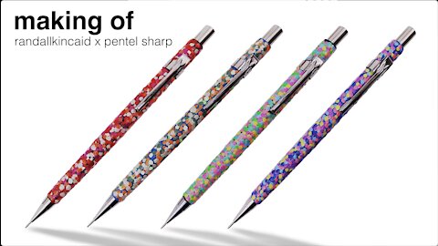 making of randallkincaid x pentel sharp mechanical pencils