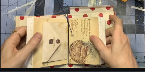 Episode 162 - Junk Journal With Daffodils Galleria - Journal from a Box - Pt. 3