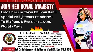 Join Her Royal Majesty LOLO UCHECHI OKWU KANU'S Special Enlightenment Address | Jul 23, 2023