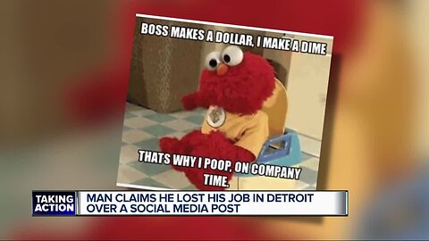 Man claims he lost his job in Detroit over social media post