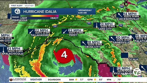 Idalia projected to hit Florida as Category 4 hurricane with 'catastrophic' storm surge