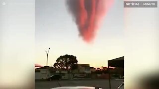 Nuvem assustadora registrada no céu do Brasil