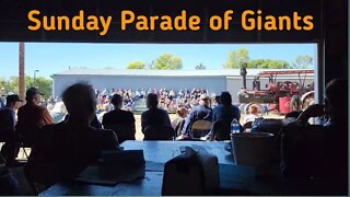 Parade of Giants on Sunday at the Lake Region Threshers Show in Dalton Minnesota
