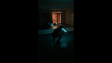 Teal Lightsaber Spin