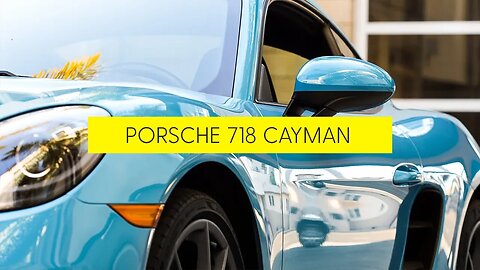 A Porsche 718 Cayman for $100