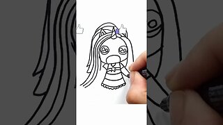 How to draw and paint Poopsie Unicorn