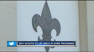 In historic change, Boy Scouts to let girls in some programs