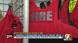 Fairfield firefighters don bulletproof vests