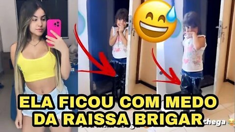 SOBRINHA DE RAISSA USANDO A BOTA DELA🤣🤣🤣