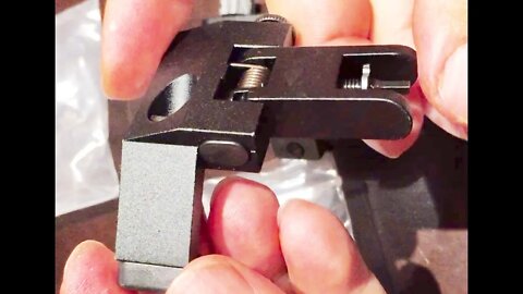 AR-15 Flip-Up 45 Degree Offset Rapid Transition Backup Iron Sights