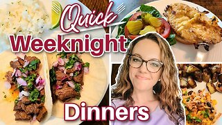 3 QUICK & EASY WEEKNIGHT DINNERS | WINNER DINNERS | EASY DINNER INSPIRATION! | NO. 102
